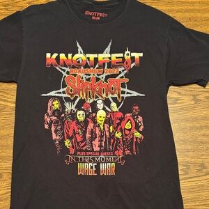 Slipknot Knotfest Roadshow 2022 Black T-Shirt